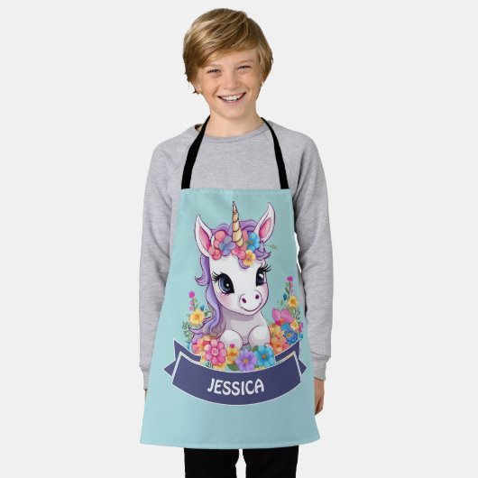 Sweet Magical Baby Unicorn Schürze (Getragen)