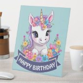 Sweet Magical Baby Unicorn Sockelschild (In Situ)