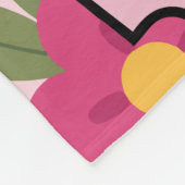 Sweet Magical Unicorn Design Personalisiert Girl Fleecedecke (Ecke)