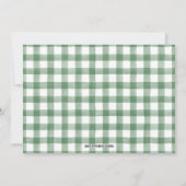 Sweet Magnolia Bayou Baby Dusche Einladung (Rückseite)