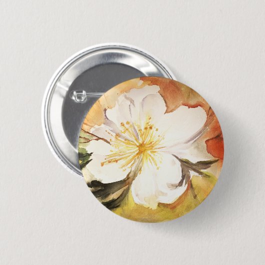 Sweet Magnolia Button (Vorne & Hinten)