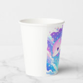 Sweet Majestic Dolphin Baby Dusche Pappbecher (Rechts)