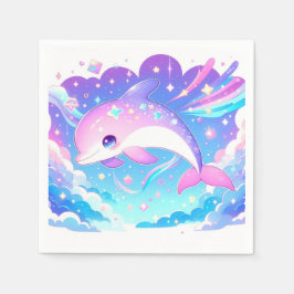 Sweet Majestic Dolphin Baby Dusche Serviette