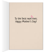 Sweet Mama and baby Raccoons Mütter Day (Innen (Rechts))