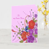 Sweet Mama - Muttertagskarte Karte (Gelbe Blume)