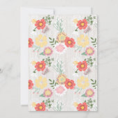 Sweet mamma fox & baby fox Baby Dusche Einladungen (Rückseite)