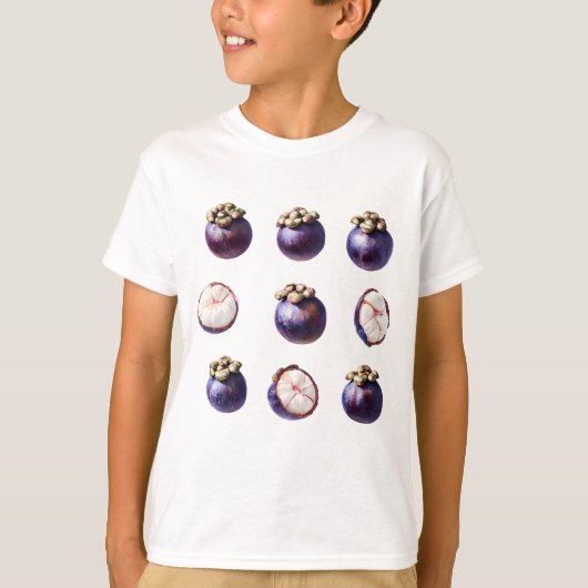 Sweet Mangosteen Tropical Fruit T-Shirt (Vorderseite)
