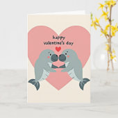 Sweet Marine Valentines Day Card Karte (Gelbe Blume)