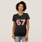Sweet Math Donut Fraction Back to School 67 T-Shirt (Vorne ganz)