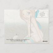 Sweet Meadows - Fairy jackalope Postcard Postkarte (Rückseite)