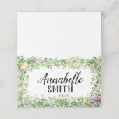 Sweet Meadows Falte Platzkarte (Außenseite Aufgefaltet)