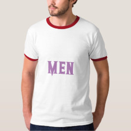 Sweet Men Text Lavender Niedlich Men's Basic Ringe T-Shirt