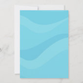 Sweet Mermaid Girl's Birthday Party Einladung (Rückseite)