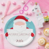 Sweet Merry Christmas Balloon Paper-Teller Pappteller (Party)