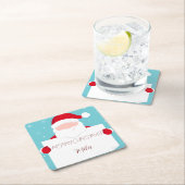 Sweet Merry Christmas Santa Claus Rechteckiger Pappuntersetzer (Vor Ort)