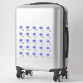Sweet Mini Lila Blume Decals Aufkleber (Koffer)