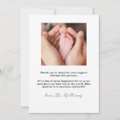 Sweet Minimalistisch Bereits Beste Freundinnen Bab Ankündigung (Rückseite)