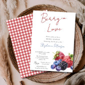 Sweet Mixed Berries Berry In Love Bridal Shower Einladung