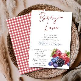 Sweet Mixed Berries Berry In Love Bridal Shower  Einladung