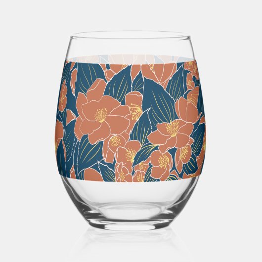 Sweet Mock Orange Weinglas Ohne Stiel (Vorderseite)