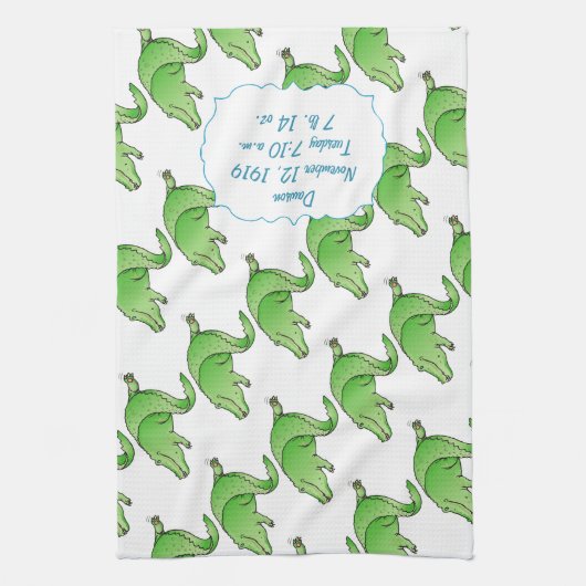 Sweet Modern Alligator Handtuch (Vertikal)