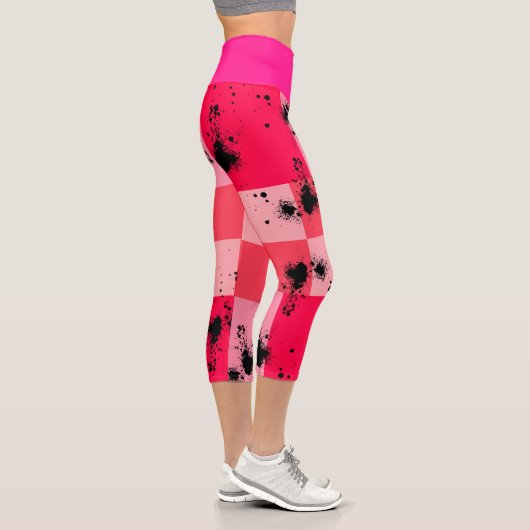 Sweet Modern candy abstract art Capri Leggings (Rechts)
