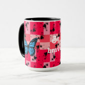 Sweet Modern candy abstract art Tasse (Vorderseite Links)