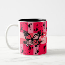 Sweet Modern candy abstract art Zweifarbige Tasse