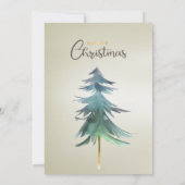 Sweet, modern, Cool, Weihnachtsbaum Einladung (Rückseite)