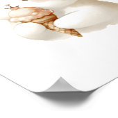 Sweet Moments Niedlich Kitten mit Eiscreme Poster (Ecke)