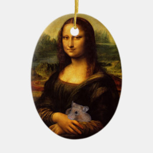 Sweet Mona Lisa Lieben Hamsters Keramikornament