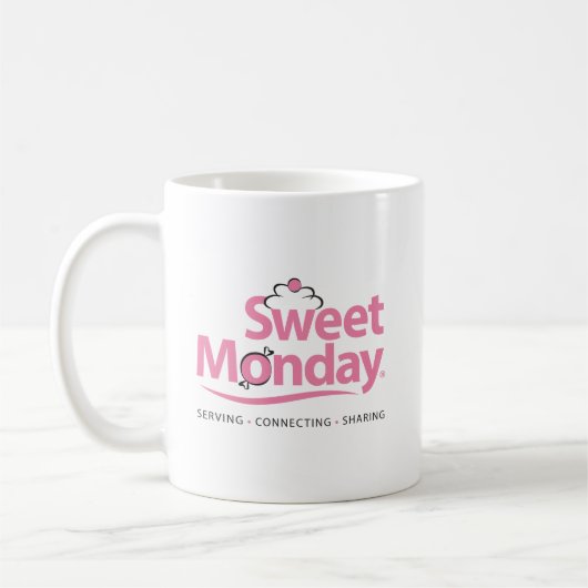 Sweet Monday Logo-Tasse Kaffeetasse (Links)