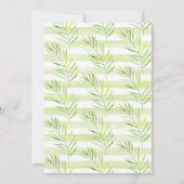 Sweet Monkey Boy Baby Shower Einladung (Rückseite)