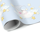 Sweet Moon Baby Dusche Geschenkpapier (Rolleneckpunkt)
