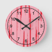 Sweet Moon Candy Wall Clock Runde Wanduhr (Vorderseite)