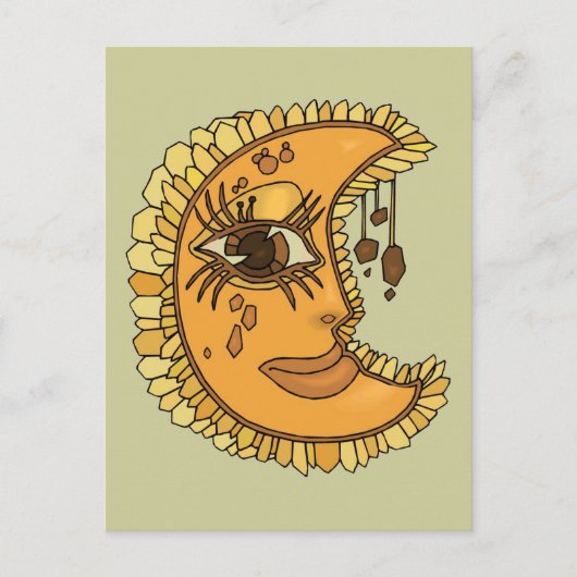 Sweet Moon Delight Postcard Postkarte (Vorderseite)