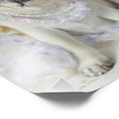 Sweet Mops in Strohhut Print Fotodruck (Ecke)