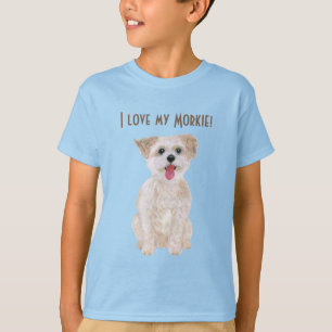 Sweet Morkie Blue Boy's T - Shirt