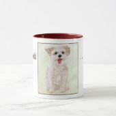 Sweet Morkie Dog Tasse (Zentrum)