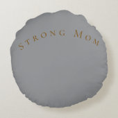 Sweet Mother Cat & Kitten - Mother's Day Throw Pil Rundes Kissen (Rückseite)