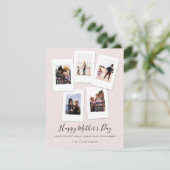 Sweet Mother Child Foto Collage Mutter Day Card Einladung (Stehend Vorderseite)