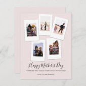 Sweet Mother Child Foto Collage Mutter Day Card Einladung (Vorne/Hinten)