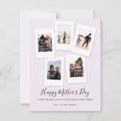 Sweet Mother Child Foto Collage Mutter Day Card Einladung (Vorderseite)