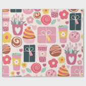 Sweet Mother Day Celebration Geschenkpapier (Flach)