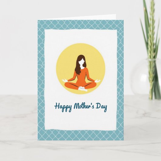 Sweet Mothers Day Sun Glow Card Karte (Vorderseite)
