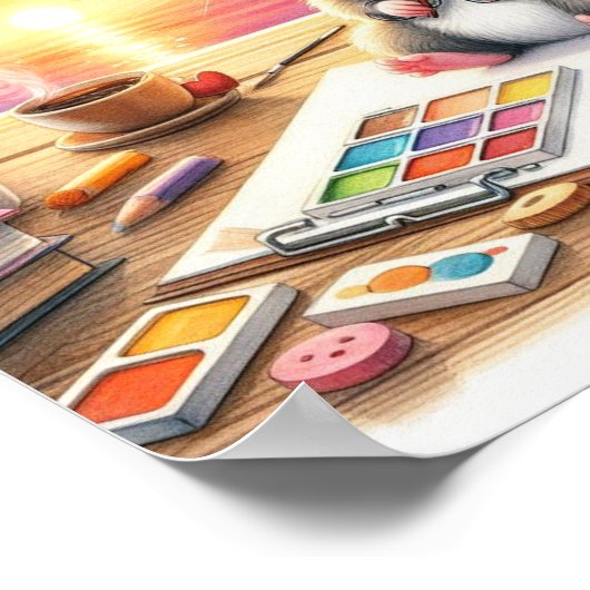 Sweet Mouse Poster (Ecke)