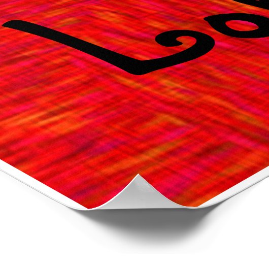 Sweet Music Poster (Ecke)