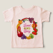 Sweet n Spicy Goodness Wreath T - Shirt (Design Vorderseite)