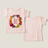 Sweet n Spicy Goodness Wreath T - Shirt (Design Vorderseite & Rückseite)