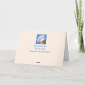 Sweet Nanny Goat Birthday Karte (Rückseite)